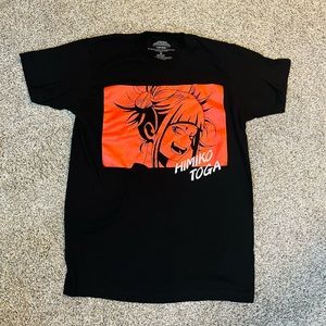 Funimation My Hero Academia Himiko Toga T Shirt Size M Anime Manga Black Red